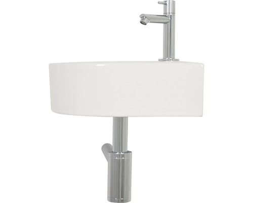 Keramické umyvadlo s baterií a sifonem