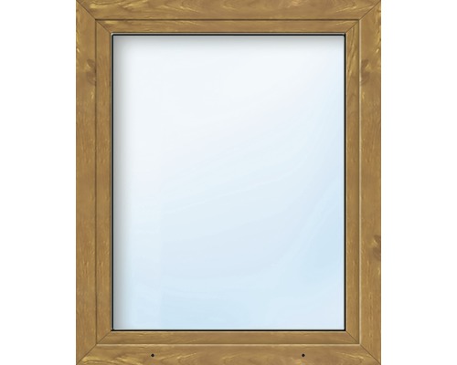 Plastové okno jednokřídlé ARON Basic bílé/zlatý dub 1000 x 1200 mm DIN levé-0