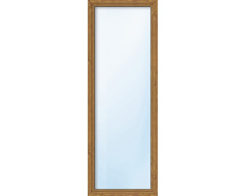 Plastové okno jednokřídlé ARON Basic bílé/zlatý dub 700 x 1350 mm DIN levé