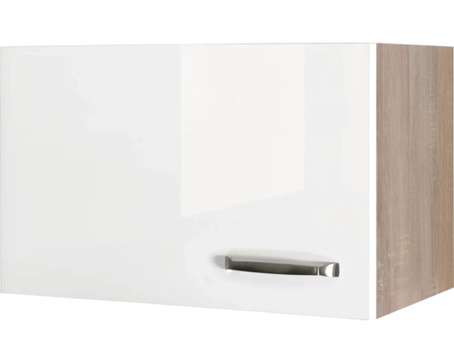 Kuchyňská skříňka horní s dvířky Flex Well Valero šířka 60 cm bílá vysoce lesklá