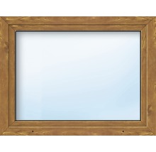 Plastové okno jednokřídlé ARON Basic bílé/zlatý dub 900 x 700 mm DIN levé-thumb-0