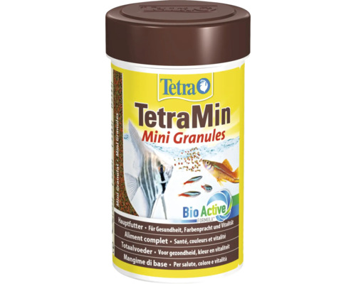 Krmivo pro akvarijní ryby TetraMin Mini granulát 100 ml TetraMin Mini Granules krmivo pro ryby v dóze
