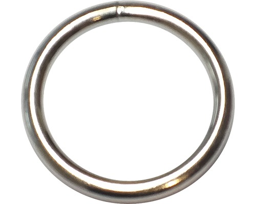 Kroužek svařovaný 6mm, ZN, 2 ks