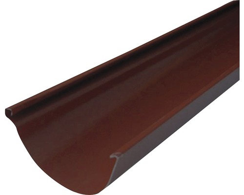 Okapový žlab Precit Roof Ø 125 mm délka 4000 mm čokoládově hnědý Plastový okap