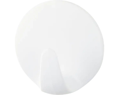 Bílý nástěnný hák