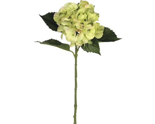 Umělá květina hortenzie zelená 51 cm