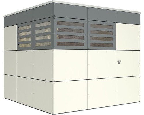 Zahradní domek na nářadí s dveřmi a větracími otvory