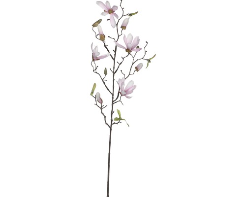 Umělá květina magnolie růžová 75 cm