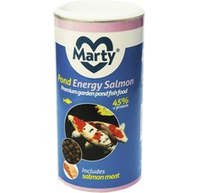 Marty Pond Energy Salmon Prémiové krmivo pro zahradní jezírkové ryby v dóze