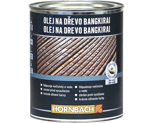 Plechovka oleje na dřevo Bangkirai