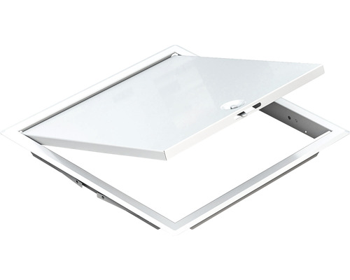 Revizní dvířka TAMADEX RDp 600 x 800 mm KL plechová bílá (zboží na OBJEDNÁVKU) Revizní dvířka s otevřeným křídlem