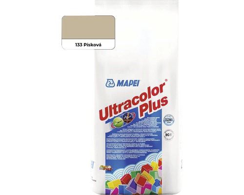 Spárovací hmota Mapei Ultracolor Plus 133 písková, 2 kg Mapei spárovací hmota Ultracolor Plus 133 Písková