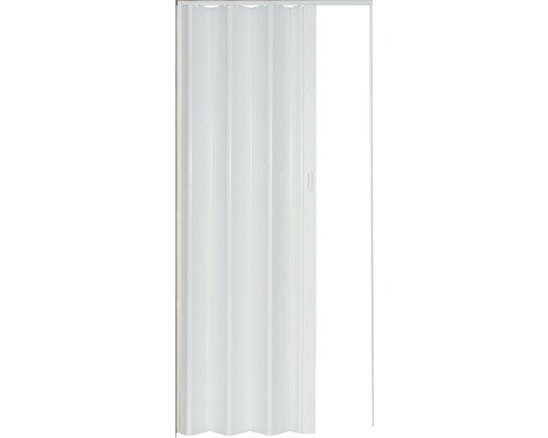 Bílé plastové skládací dveře