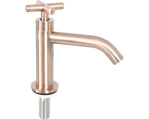 Umyvadlová baterie z kovu s křížovou rukojetí