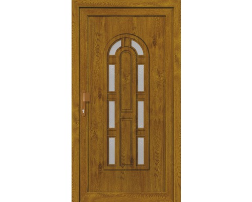 Dřevěné dveře se skleněnými výplněmi