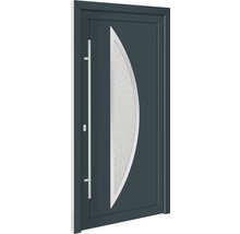 Vchodové dveře plastové Iowa bílé/antracit 100x200 cm levé-thumb-0