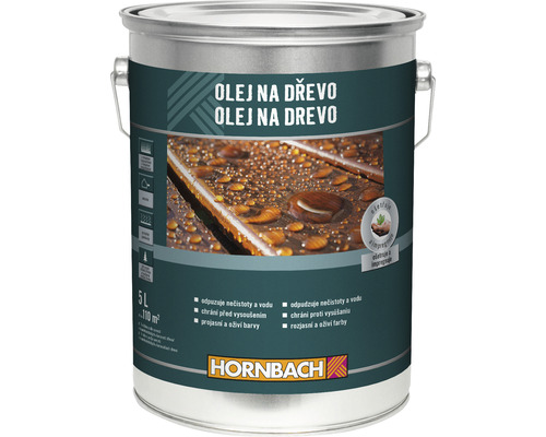 Olej na dřevo Hornbach Bangkirai 5 l Olej na dřevo Hornbach Bangkirai 5 l