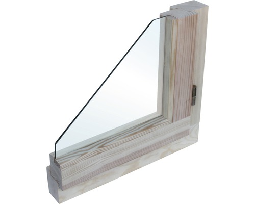 Dřevěné okno O1A jednoduché 60 x 90 cm pravé, borovice