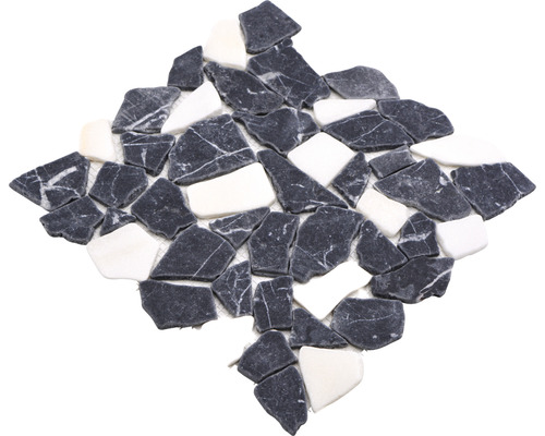 Mozaiková dlaždice z mramoru s lomeným vzhledem