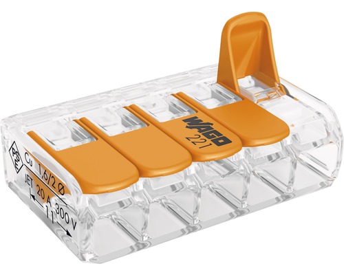 Wago 221 svorka pro elektrické vodiče