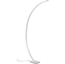 Oblouková stojací lampa s obdélníkovou základnou