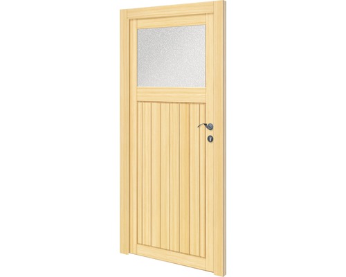 Dřevěné vchodové dveře vedlejší Oklahoma 98x198 cm P smrk