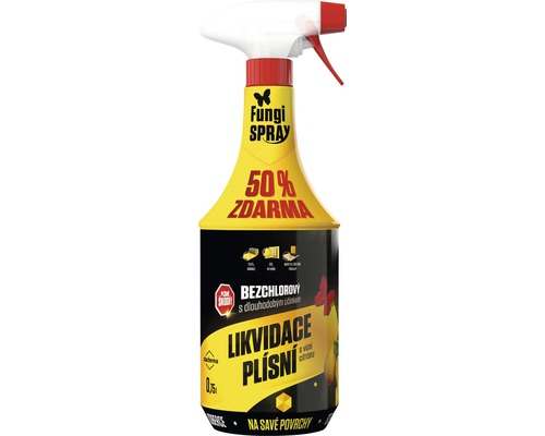 Dezinfekční sprej Stachema Fungispray likvidátor plísní citron 500 ml + 50%-0