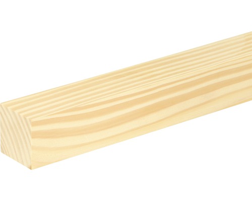 Lišta Konsta čtyřhranná 40 x 40 x 900 mm, borovice Dřevěný hranol ze smrku