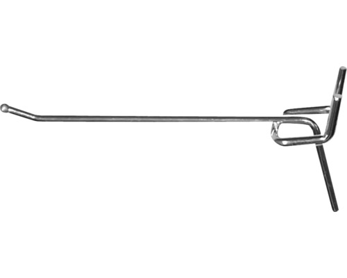 Sada háků pro děrovanou stěnu Küpper, 6x hák 25x40x60 mm, 6x hák 25x40x80 mm Jeden hák pro děrované desky