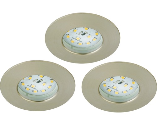 Tři LED zapuštěná svítidla