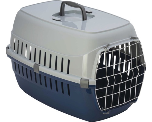 Přepravní box pro psy Dog Fantasy Carrier 58 x 35 x 37 cm modrý