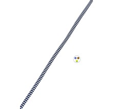 Textilní kabel H03VV-F 3x0,75 černá/zebra metrážové zboží-thumb-1