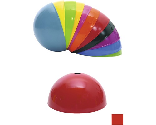 Plastiková stínidla lamp v různých barvách