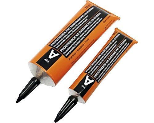 Dvě tuby lepidla na PVC pro svařování za studena