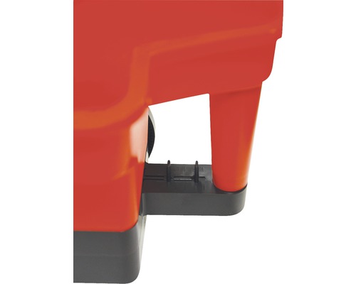 Detailní pohled na rozmetadlo hnojiv