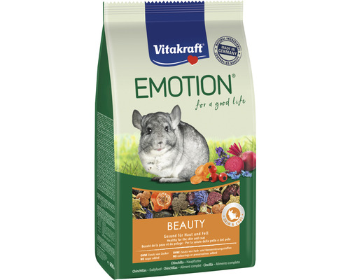 Krmivo pro činčily Vitakraft Emotion Beauty Selection 600 g Vitakraft Emotion Beauty Kompletní krmivo pro činčily