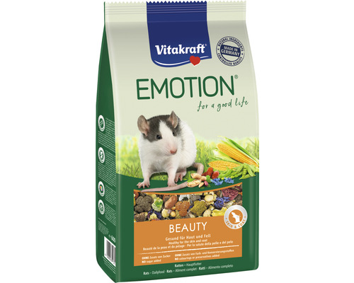Krmivo pro krysy Vitakraft Emotion® Beauty Selection 600 g Vitakraft Emotion Beauty krmivo pro krysy pro zdravou kůži a srst