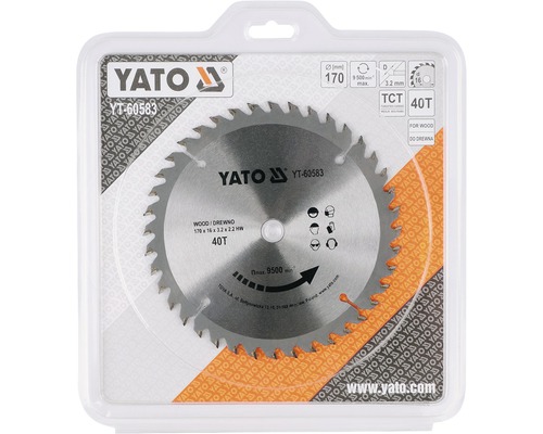 Pilový list Yato s 40 zuby v obalu