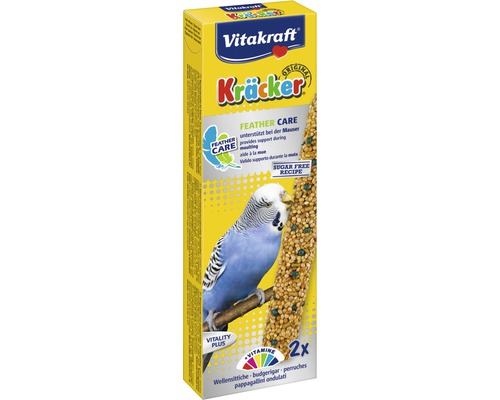 Vitakraft Kräcker® pro výměnu peří u andulek, 2 ks, 60 g