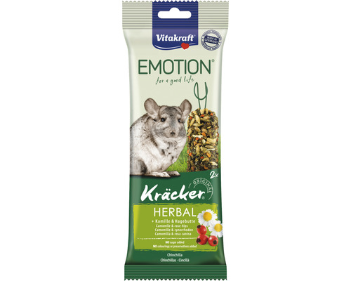 Krmivo pro činčily Vitakraft Emotion® Kräcker® Herbal 2 ks Vitakraft Emotion Kräcker Herbal pro činčily