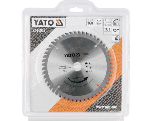 Pilový kotouč Yato s 52 zuby v balení