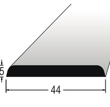 Krycí lišta nastavovaná 5 x 44 x 2400 mm dub-thumb-0