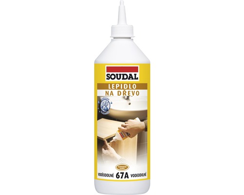 Lepidlo na dřevo Soudal 67A vodostálé 750 g-0