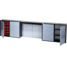 Závěsná skříňka Küpper 2400x600x190 mm, 4 police, 36 boxů-thumb-0