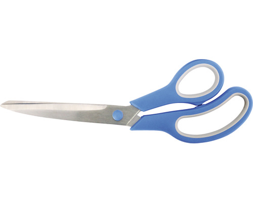 Nůžky s modrými rukojeťmi