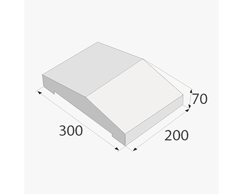 Ilustrace krycí desky zdi s rozměry