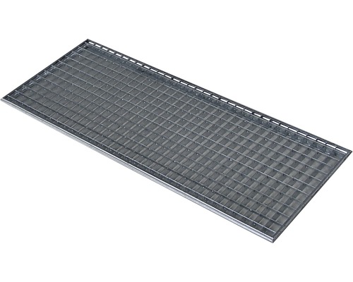 Mřížový rošt s oky 30/30 99x49x2,5 cm Kovový kryt s mřížkou pro odvodňovací systémy