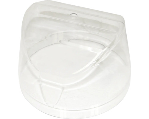 Kryt sprchového koutu z průhledného plastu