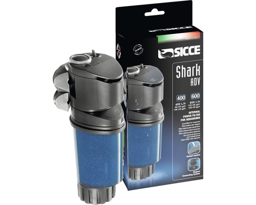 Vnitřní filtr do akvária Sicce Shark ADV s obalem