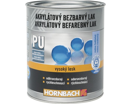 Čirý lak Hornbach akrylátový 0,375 l vysoký lesk